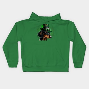 Dachshund St. Patrick's Day Kids Hoodie